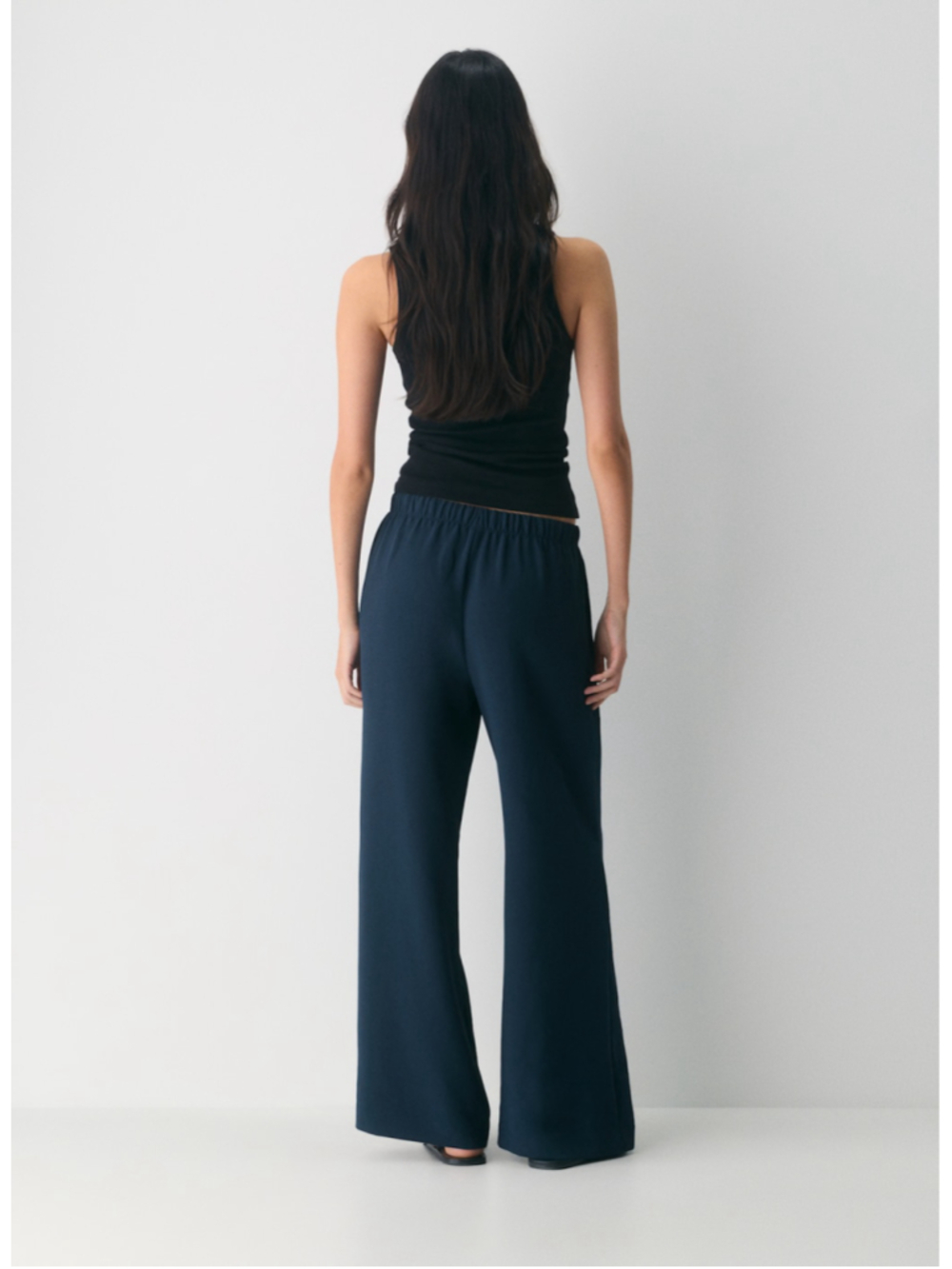 Aritzia Wilfred The Lodge Pant – Dark Night Navy – Women’s Medium – NEW - Picture 3 of 12
